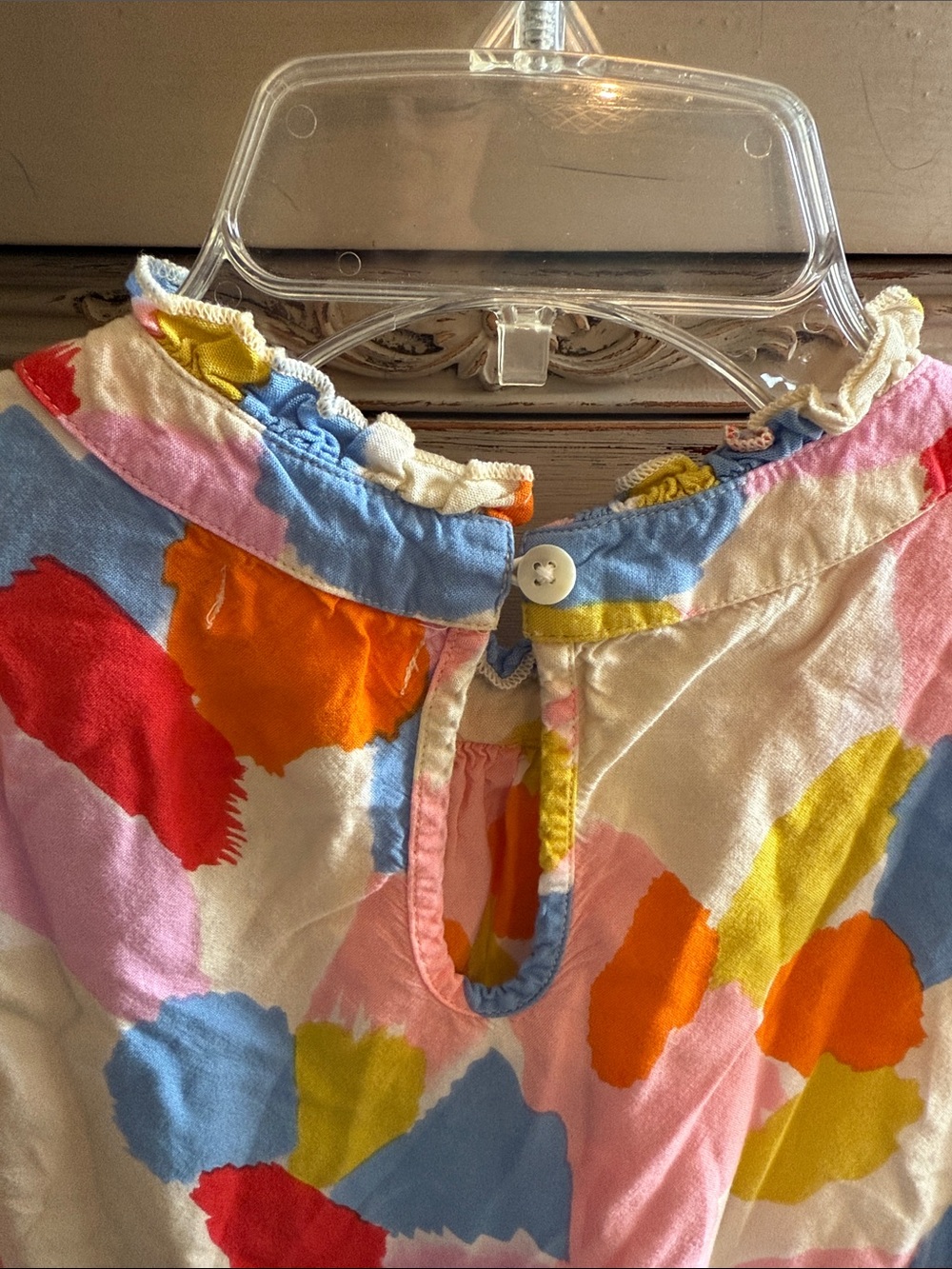 TMHL Sleeveless Mosaic Print Top L - Picture 6 of 7